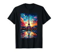 Paris Eiffel Tower T-Shirt I Love Paris Souvenir France T-Shirt