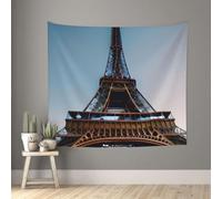Paris Eiffel Tower Tapestry 60x51in Wall Hanging Art For Bedroom Living Room Home Decoration Aesthetic