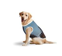 Paris Eiffel Towerprint Large Pets Vest Breathable Sleeveless Tank Top Cozy Lightweight Walks Travel T-Shirt