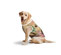 Paris Eiffel Towerprint Medium Large Pets Vest Breathable Cozy Home Party Sleeveless Tank Top T-Shirt