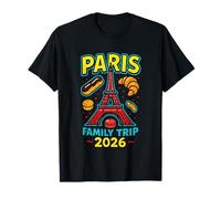 Paris Family Trip 2026 - Paris Travel Pastry Fun T-Shirt