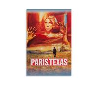 Paris Film Texas Neo-Western Drama Road Retro Movie Poster Wall Art Canvas Aesthetic Cover Poster Vintage Music And Movies Decorative Painting for Living Room Bed Room 16x24inch(40x60cm) Unframe-style