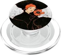 Paris Flower Girl Art Deco PopSockets PopGrip for MagSafe