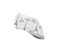 Paris Flower White pattern Golf Iron Head Covers with Thick Protective Design Scratch Resistant Easy On Off Fit All Brands Irons