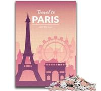 Paris France 1000 Pieces Jigsaw Puzzles for Adults And Teens, Challenging Game Gifts for Is Ideal As A Gift for The Whole Family 1000pcs(26x38cm)