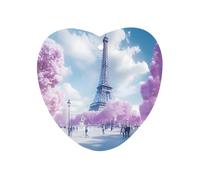 Paris France E-iffel Tower Spring Car Air Freshener Aromatherapy Tablets Hanging Scented Cards for Rooms Bathrooms Wardrobe Love form