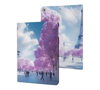 Paris France E-iffel Tower Spring Compatible with iPad Protective Case ipad 2017/2018/Air1/Air2 (9.7in)