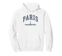Paris France Eiffel Tower Cityscape Graphic Travel Souvenir Pullover Hoodie