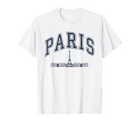 Paris France Eiffel Tower Cityscape Graphic Travel Souvenir T-Shirt
