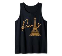 Paris France Eiffel Tower European Travels Voyagers Tank Top