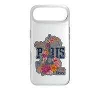 Paris France Eiffel Tower Floral Graphic Design Salut Vous Case for iPhone Air