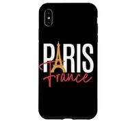 Paris France Eiffel Tower Script Case for iPhone XS Max