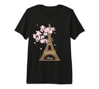 Paris France Eiffel Tower Vacation Destination Travel Premium T-Shirt