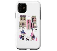 Paris France Fashion Shopping Retro Travel Souvenir Case for iPhone 11