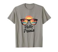 Paris France Hello Travel Vacation T-Shirt