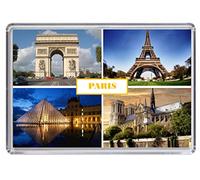 Paris France Souvenir Acrylic Fridge Magnet (Standard: 70x45mm)