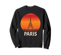 Paris France Souvenirs Eiffel Tower Sunset Sweatshirt