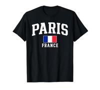 Paris France Value Graphic T-Shirt, Men, Black, L