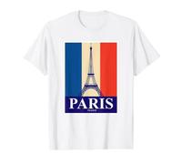 Paris France Value Graphic T-Shirt, Men, White, L