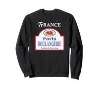 Paris France Vintage Artisan Bread Bakery Sign Design Sweatshirt