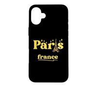 Paris France Vintage Retro Tourism Monument Romantic Case for iPhone 16 Plus