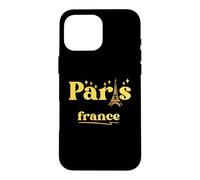Paris France Vintage Retro Tourism Monument Romantic Case for iPhone 16 Pro Max
