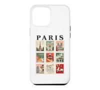 Paris France Vintage Travel Collage French Landmarks Lovers Case for iPhone 12 Pro Max