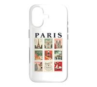 Paris France Vintage Travel Collage French Landmarks Lovers Case for iPhone 17