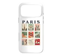 Paris France Vintage Travel Collage French Landmarks Lovers Case for iPhone 17 Pro Max