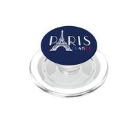Paris France with Eiffel Tower Elegant Simple Chic PopSockets PopGrip for MagSafe