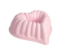 Paris Hilton Cast Aluminium Heart Shape Cake Tin, Baking Tin, Ceramic Non-Stick Coating, Even Baking Results, 26x8.5x24cm, Dishwasher Safe, Pink