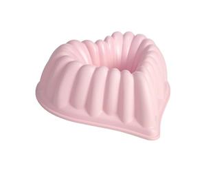 Paris Hilton Cast Aluminium Heart Shape Cake Tin, Baking Tin, Ceramic Non-Stick Coating, Even Baking Results, 26x8.5x24cm, Dishwasher Safe, Pink