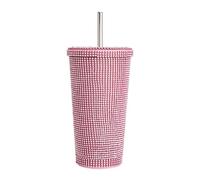 Paris Hilton Crystal Water Tumbler, 16.9-Ounce, Pink