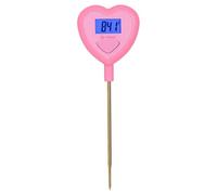Paris Hilton Digital Heart Shaped Thermometer for Cooking, Baking and Grilling, Instant Read in Celsius or Fahrenheit, Pink