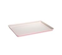 Paris Hilton Nonstick Carbon Steel Bakeware Collection, 15-Inch x 10-Inch Cookie Baking Sheet, Dishwasher Safe, Made Without PFOA and PFAS, Pink Cream Two-Tone