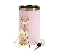 Paris Hilton Wine Chiller, Opener and Stopper Set, Pink