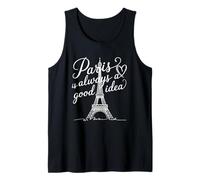 Paris is Always a Good Idea with Heart Tank Top