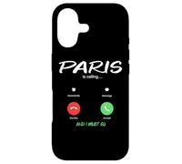 Paris Is Calling And I Must Go France Traveling Case for iPhone 17