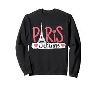 Paris Je t'aime Eiffel Tower France Souvenir Gift Sweatshirt