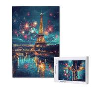 Paris Jigsaw Puzzles for Adults 500 Eiffel Tower Puzzles for Adults Wooden, Funny/Difficult/Impossible/Challenging Decompression Games, As a Birthday for Women and Men ML-790