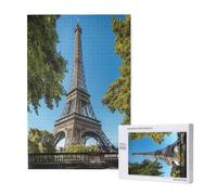 Paris Jigsaw Puzzles for Adults 500, Landscape Large Wooden Puzzles for Adults, Funny/Difficult/Impossible/Challenging Decompression Games, As a Birthday for Women and Men 2T-1703