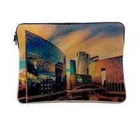 Paris La Defense Architecture Modern City Design Computer and Tablet Case - 10 Inches - Linen Look - Printed in France