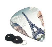 Paris Landmarks Pattern Guitar Pickfor Pickups For Acoustic Electric Guitar Bass Ukulele