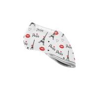 Paris Love Hearts White print Golf Iron Head Covers with Scratch Resistant Easy On Off Thick Protective Design Fit All Brands Irons