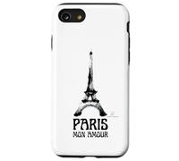 Paris Mon Amour Eiffel Tower Art Brush Case for iPhone SE (2020) / 7/8