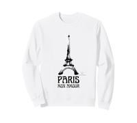 Paris Mon Amour Eiffel Tower Art Brush Sweatshirt