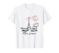 Paris Mon Amour France Women Men French Eiffel Tower Paris T-Shirt