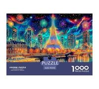 Paris Night FireworksMaster-Level Jigsaw Puzzles for Adults Embark on A 1000-Piece Advanced And Challenging Puzzle Games Journey - Positioned As The Ultimate Gift Jigsaw Puzzles for Adults And Kids A
