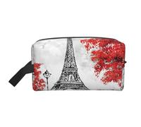 Paris Print Toiletry Bag for Men, Cosmetic Bag Spacious Capacity Travel Toiletry Bag for Women