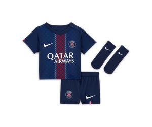 Paris Saint-Germain 2025/26 Stadium Home Baby/Toddler Nike Football Replica 3-Piece Kit - Blue - Polyester 3-6M